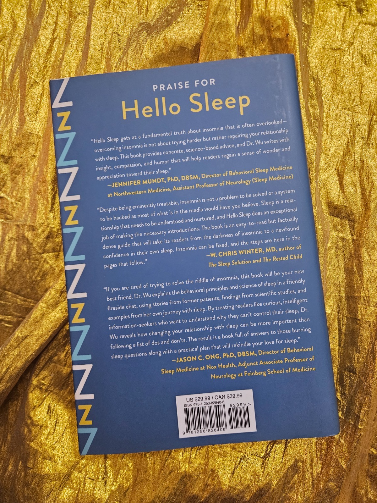 Hello Sleep : The Science and Art of Overcoming Insomnia by JADE WU PhD – NEW !!