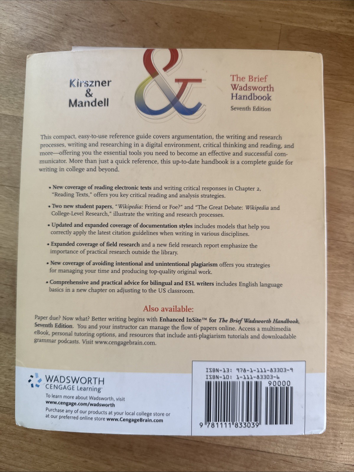 The Brief Wadsworth Handbook
