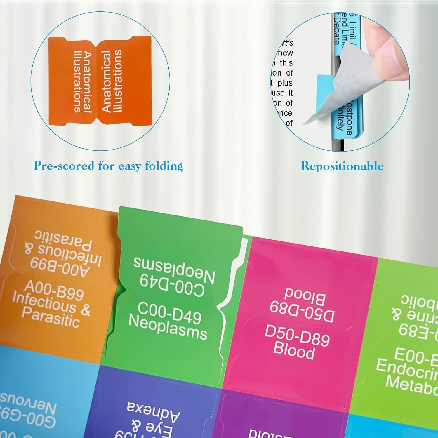 Professional 2026 CPT ICD-10 HCPCS Tabs: Laminated, Scientific Design, Quick Nav