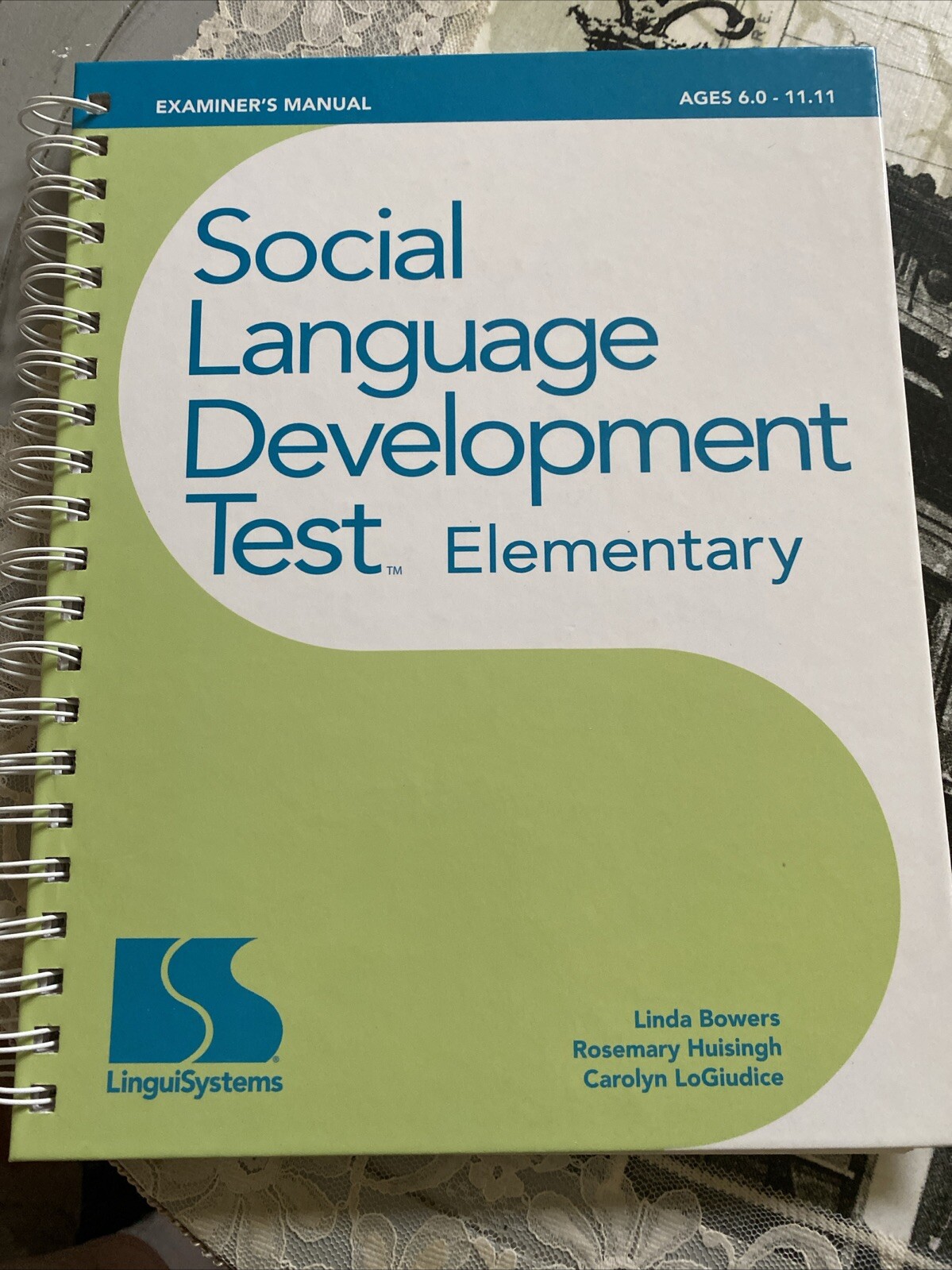 Social Language Development Test-Elementary + 1 Protocol Form (Copy B)