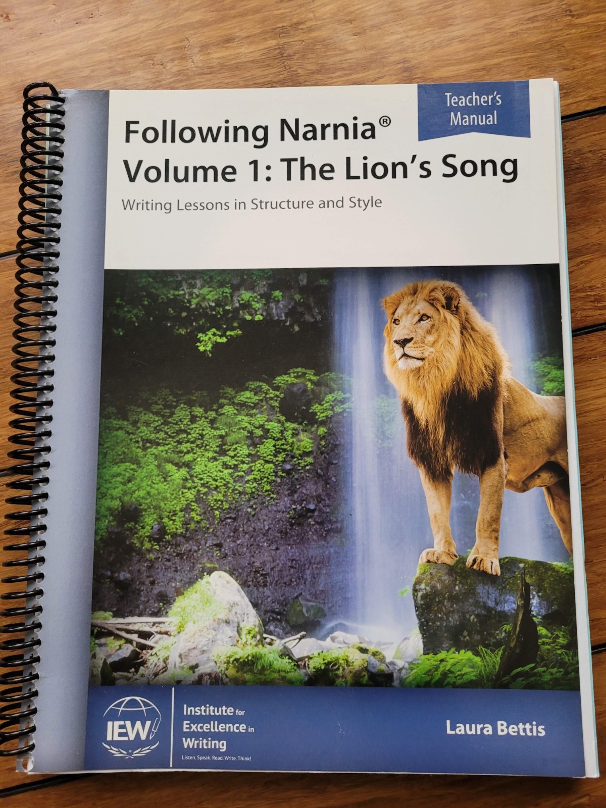 Following Narnia Volume 1 Teacher Manual (IEW) Spiral Bound