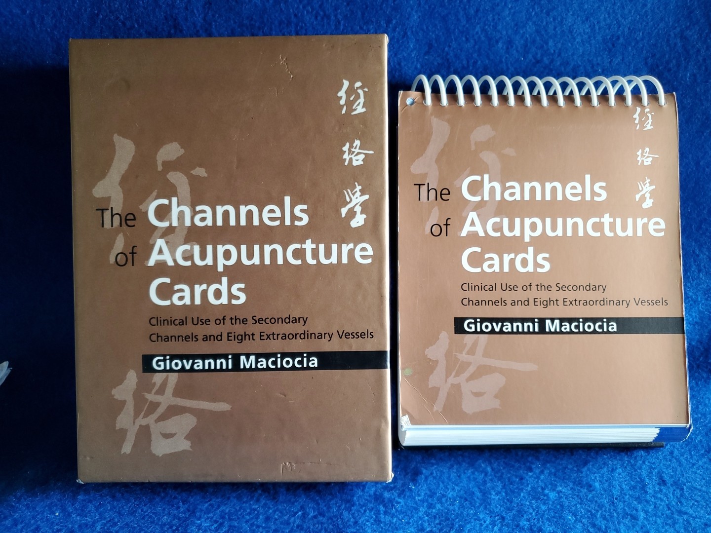 The Channels of Acupuncture Cards Giovanni Maciocia 2006 Elsevier Set