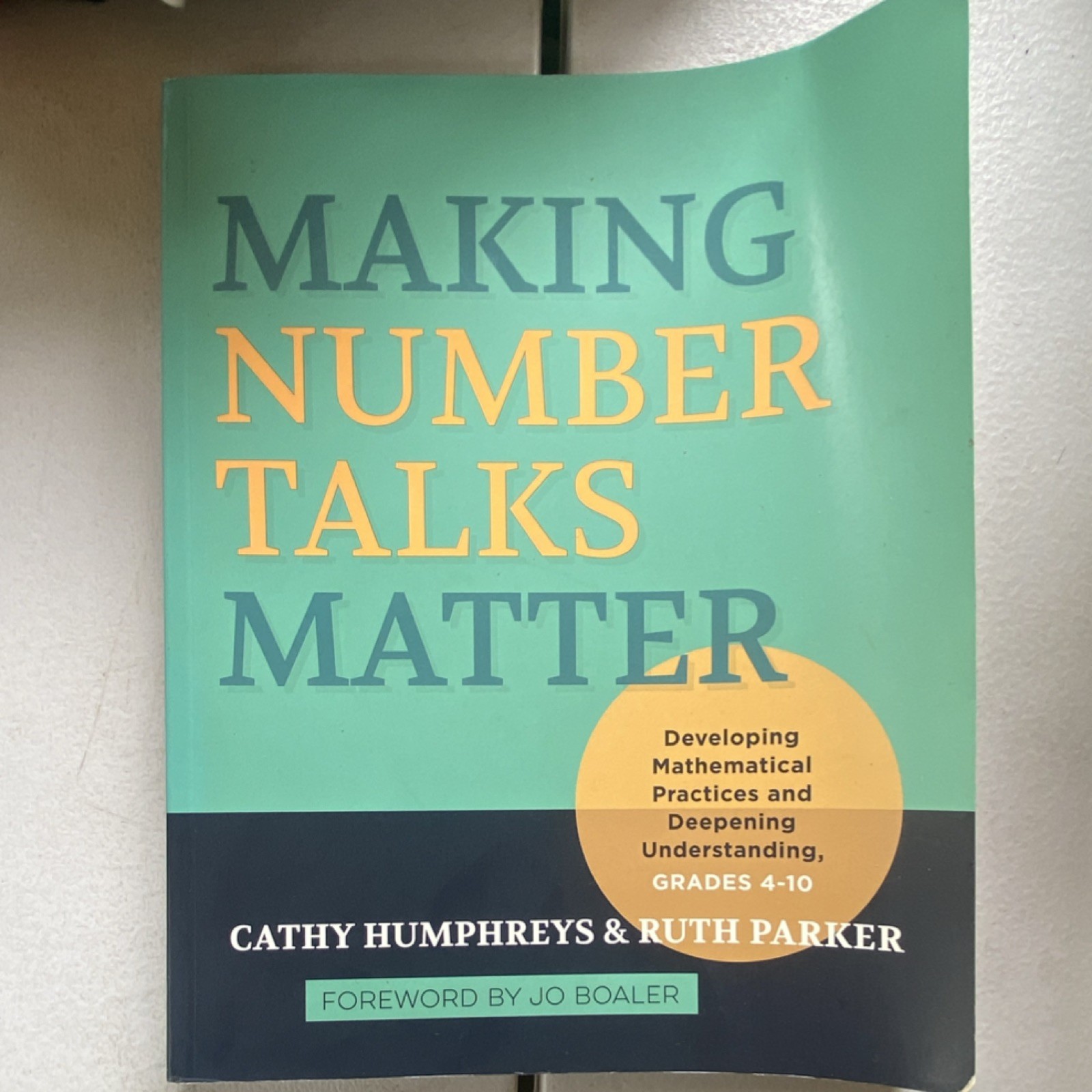 Making Number Talks Matter Humphreys Parker Paperback 2015 Grades 4-10