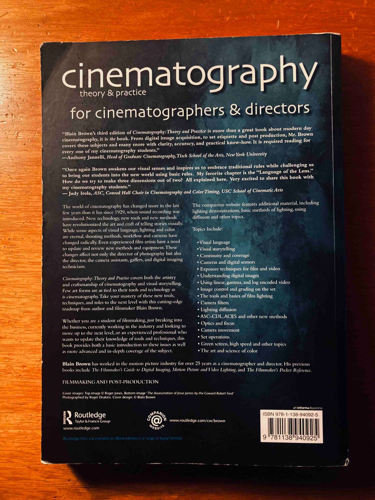 Cinematography: Theory and Practice : Image Making for Cinematographers and…