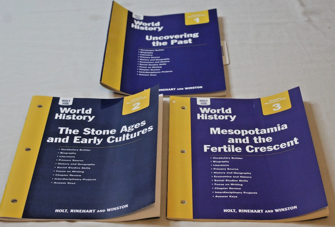 Holt McDougal Social Studies World History Chapter Resource Files Set