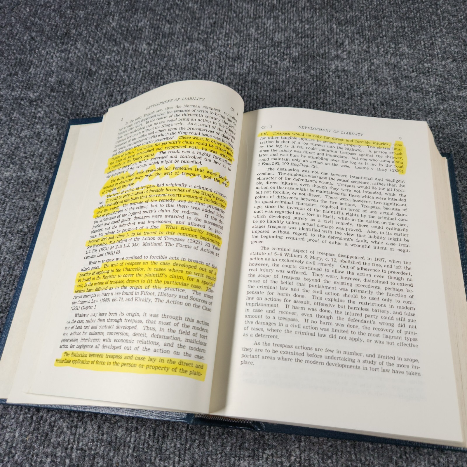Torts Cases and Materials Prosser Smith Schwartz University Casebook Series 1976