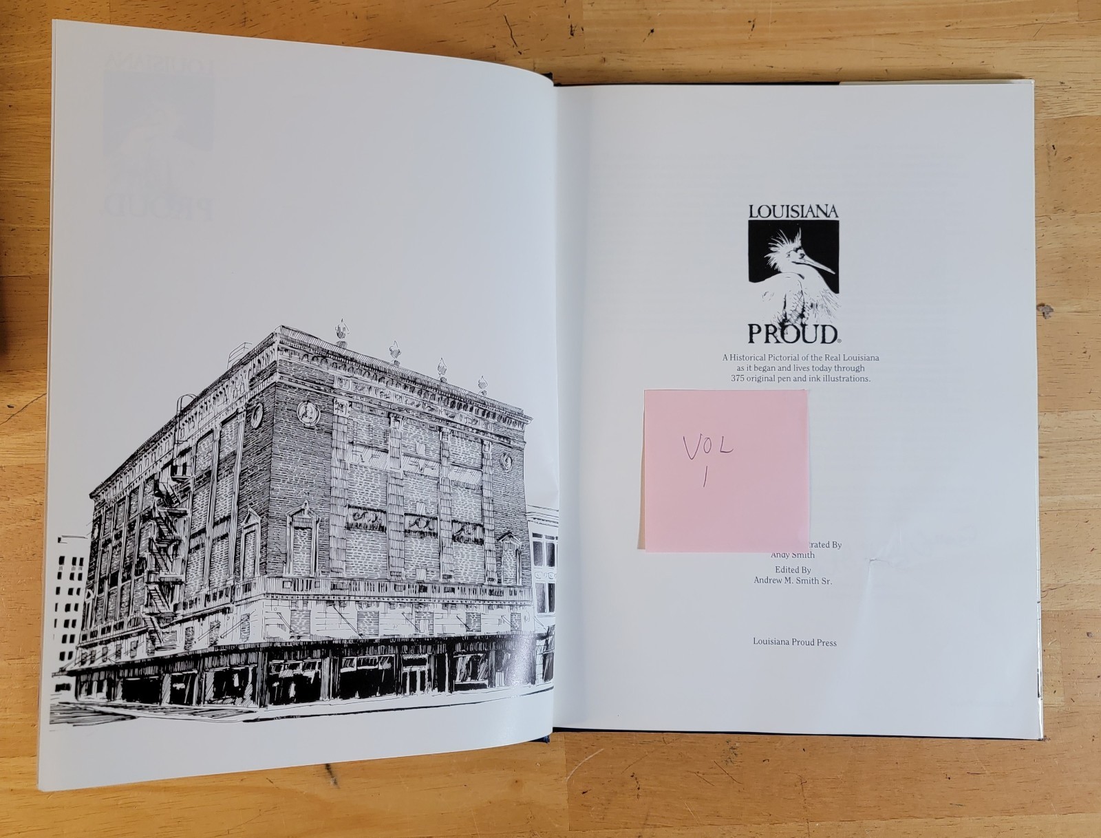 Louisiana Proud 4 Volume Set Illustrated By Andy Smith Some Damage