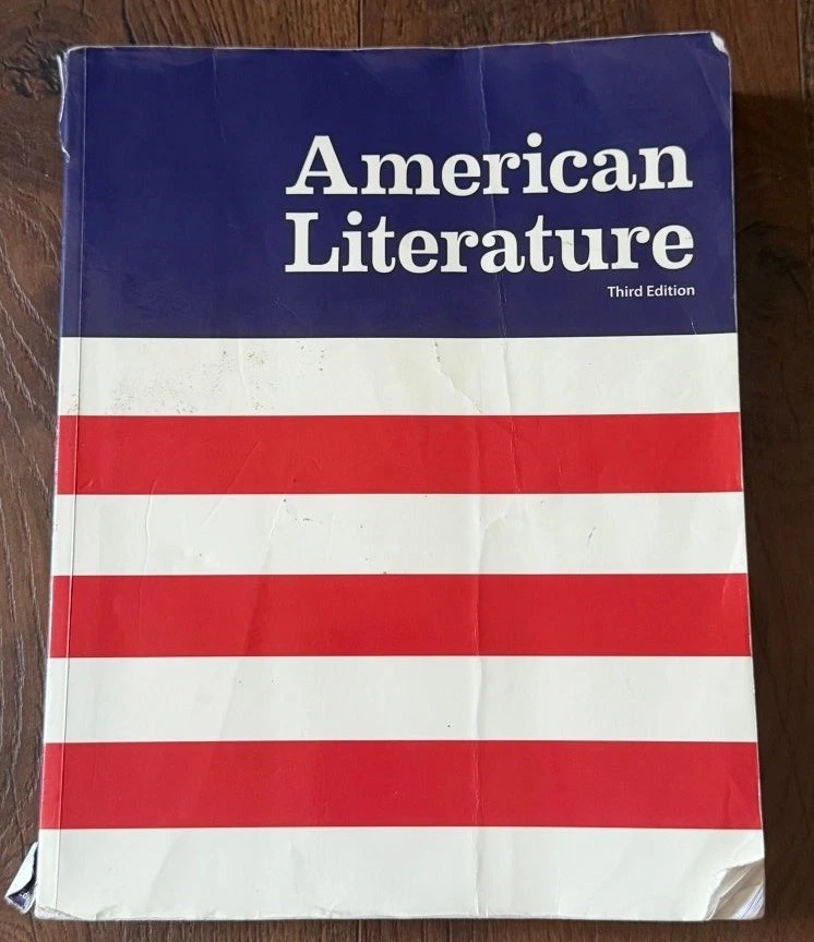 American Literature Third Edition BJU Press Textbook Homeschool Student Book
