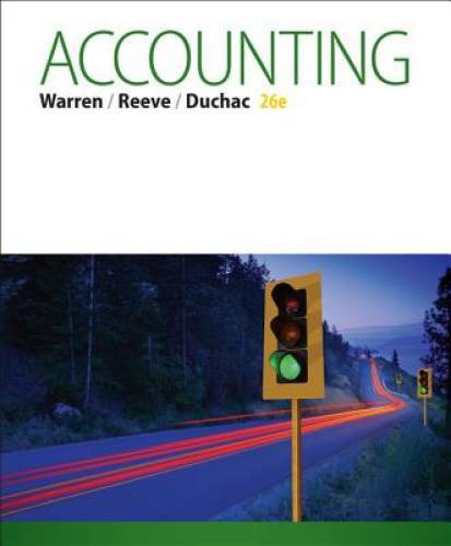Accounting (Text Only) – Hardcover By Warren, Carl S. – GOOD