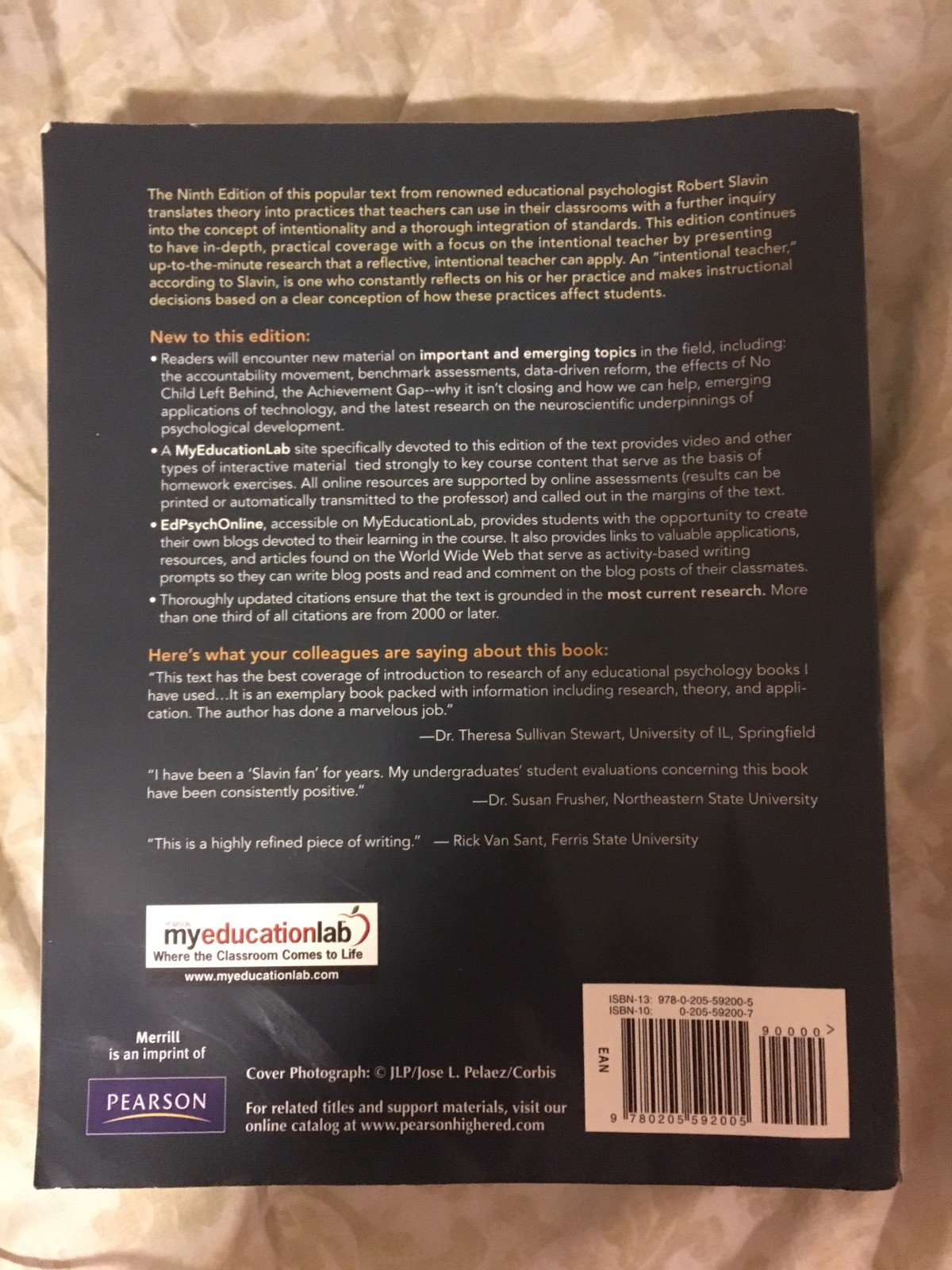 Educational Psychology Theory and Practice by Robert Slavin 9th edition
