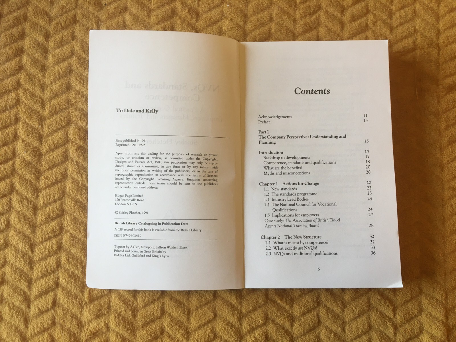 NVQ’s STANDARDS AND COMPETENCE SHIRLEY FLETCHER – KOGAN PAGE 1991