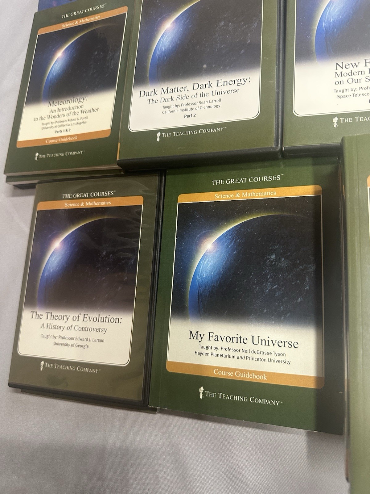 Great Courses Teaching Company DVD Lot 10 Science Astronomy Space Universe