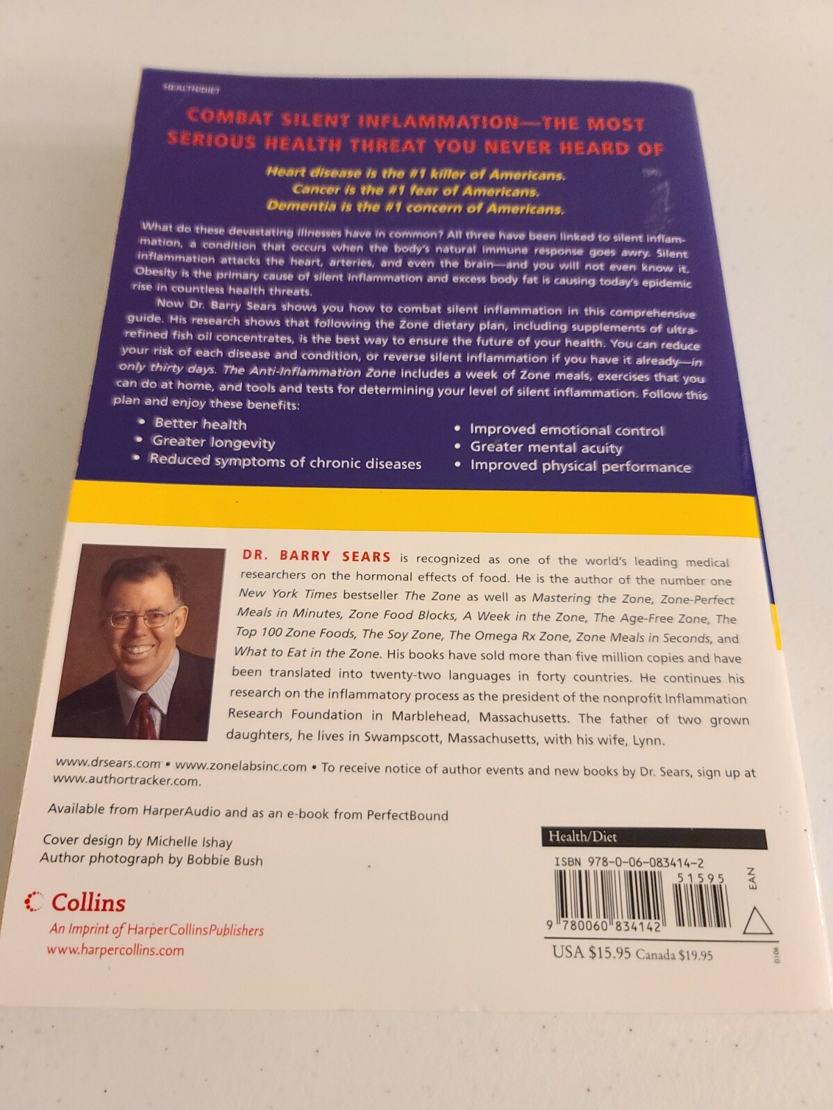 The Zone Ser.: The Anti-Inflammation Zone : Reversing the Silent Epidemic That’…