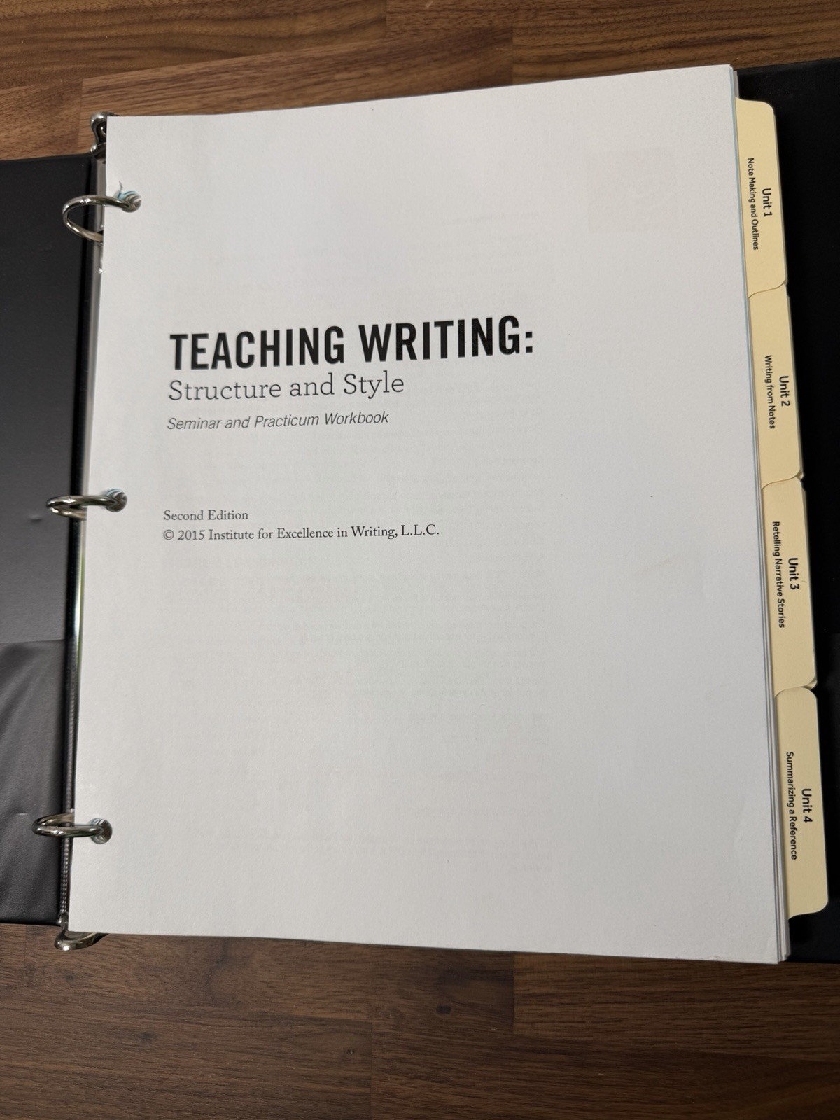 IEW Teaching Writing: Structure & Style, Second Edition by Andrew Pudewa -no DVD