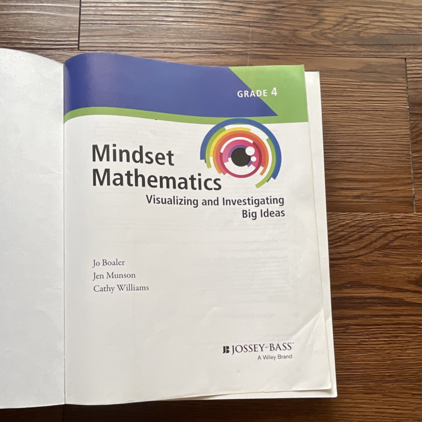 Mindset Mathematics Grade 4 Jo Boaler Paperback Jossey-Bass Mathematics Textbook