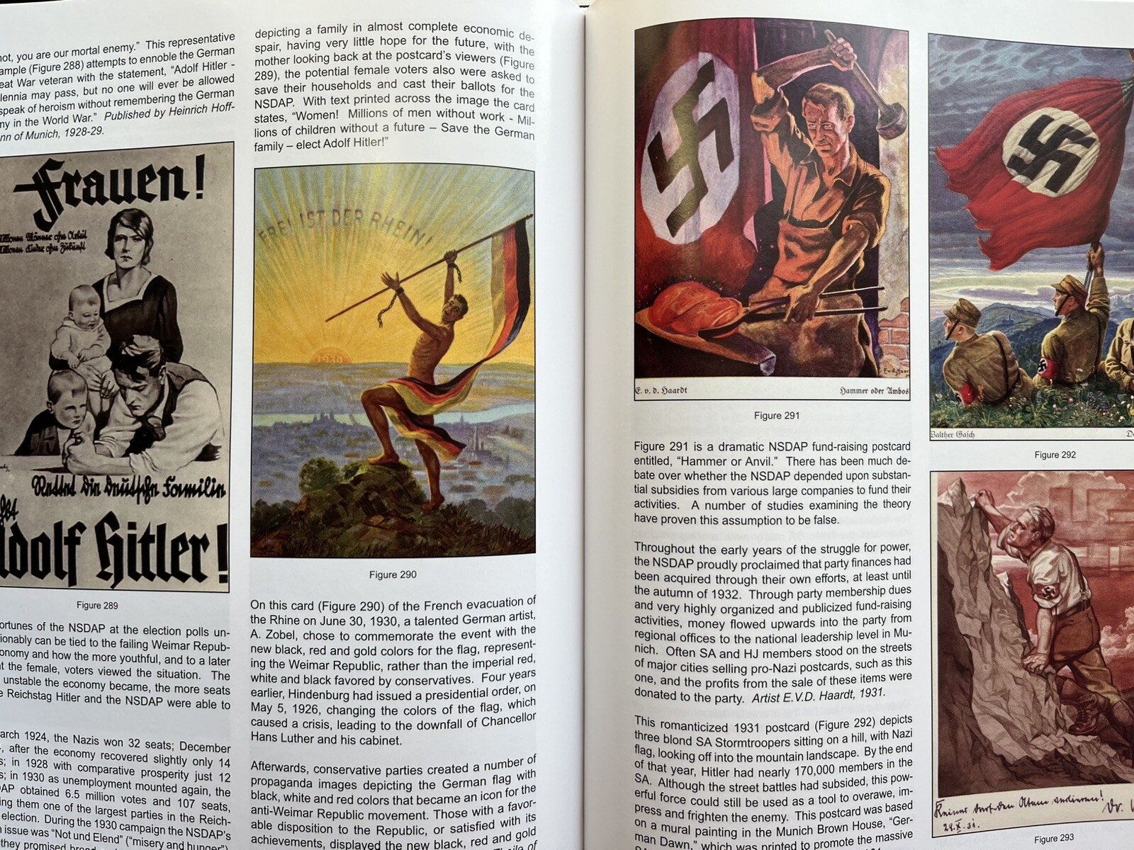 Nazi Germany & Fascist Italy Propaganda Postcards Art Book