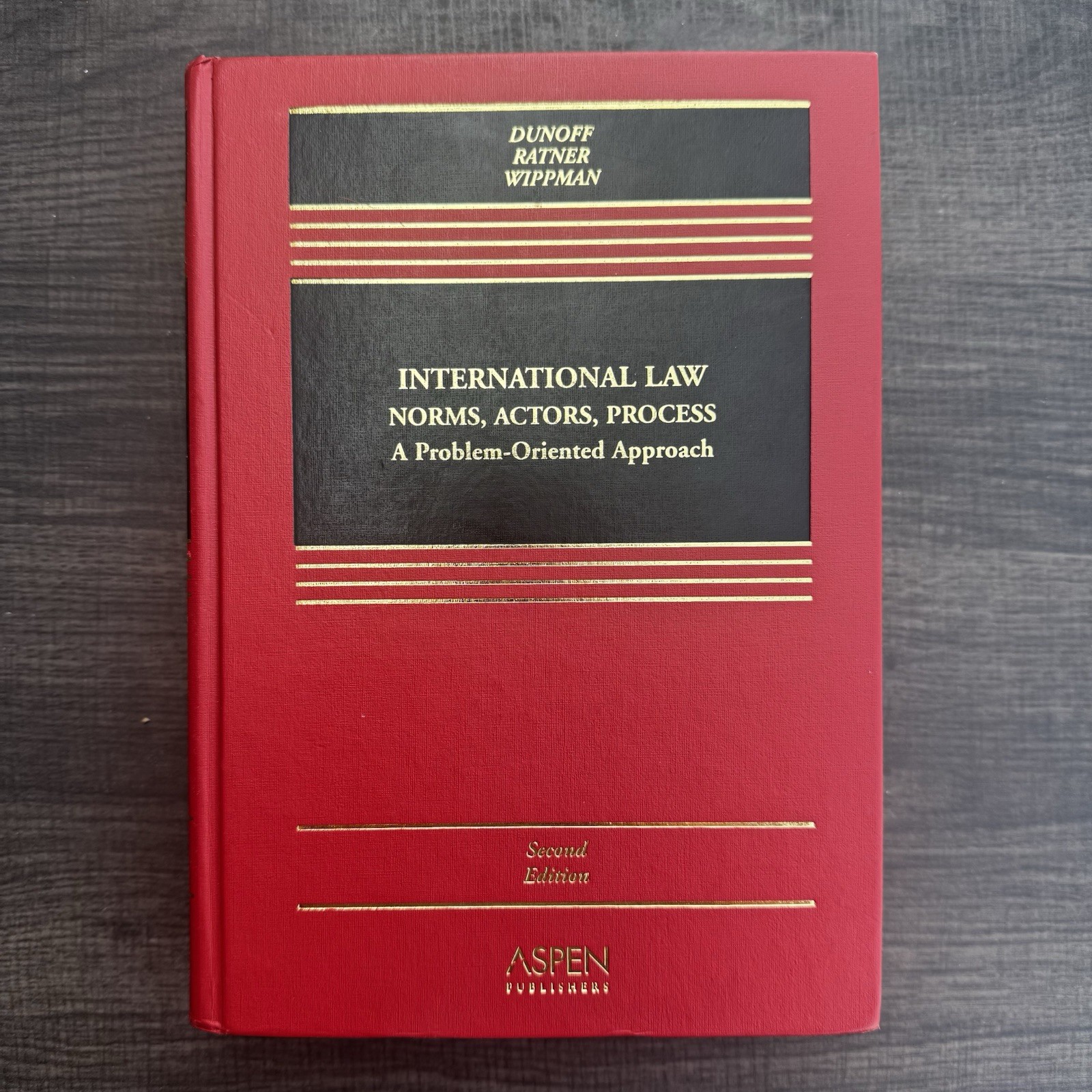 International Law: Norms, Actors, – Hardcover, by Jeffrey Dunoff; Monica 2nd Ed.
