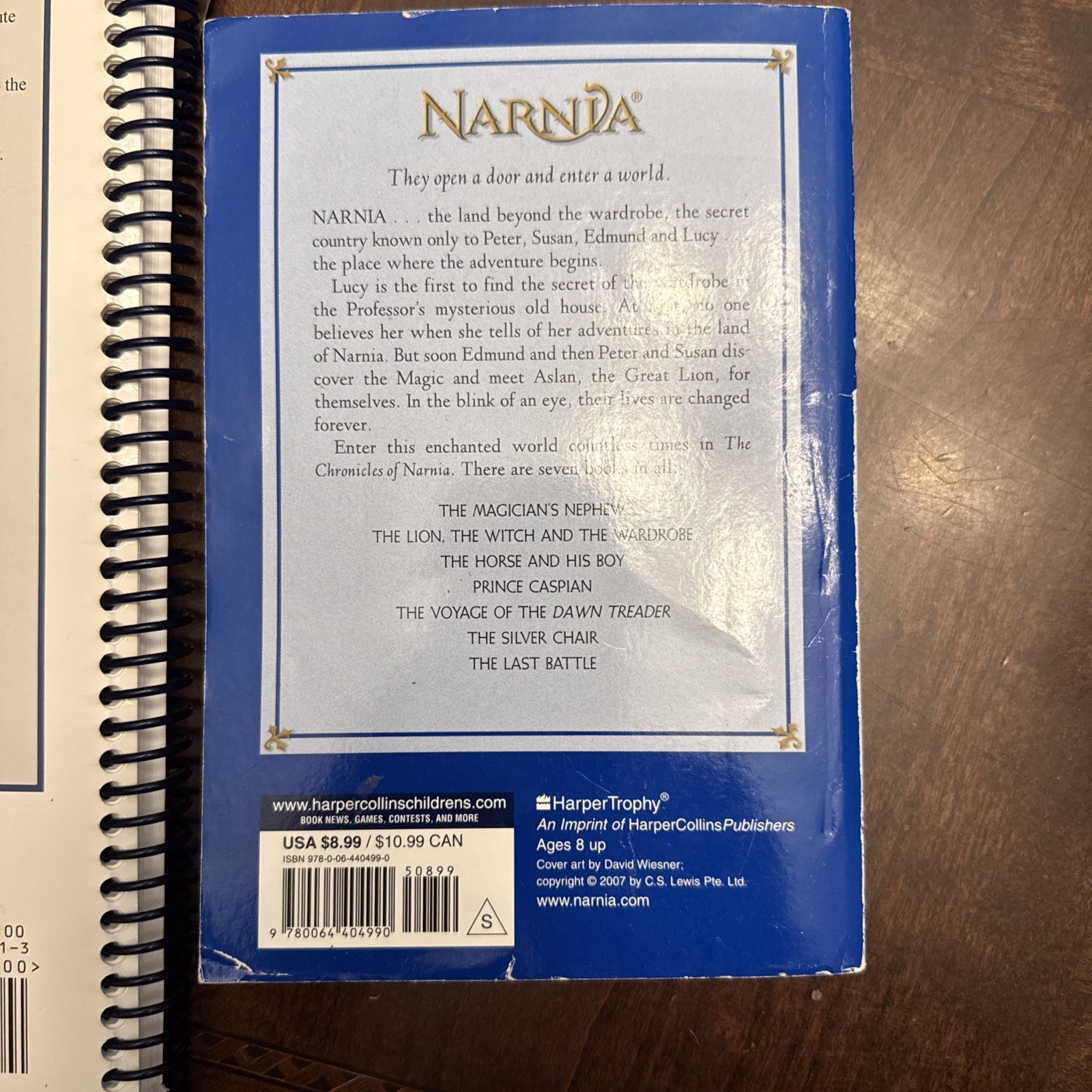 Following Narnia by Bettis (2012, Spiral) Excellence In Writing Student Book