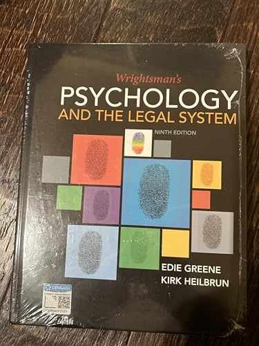 Wrightsman’s Psychology – Hardcover, by Greene Edith; Heilbrun – Acceptable e
