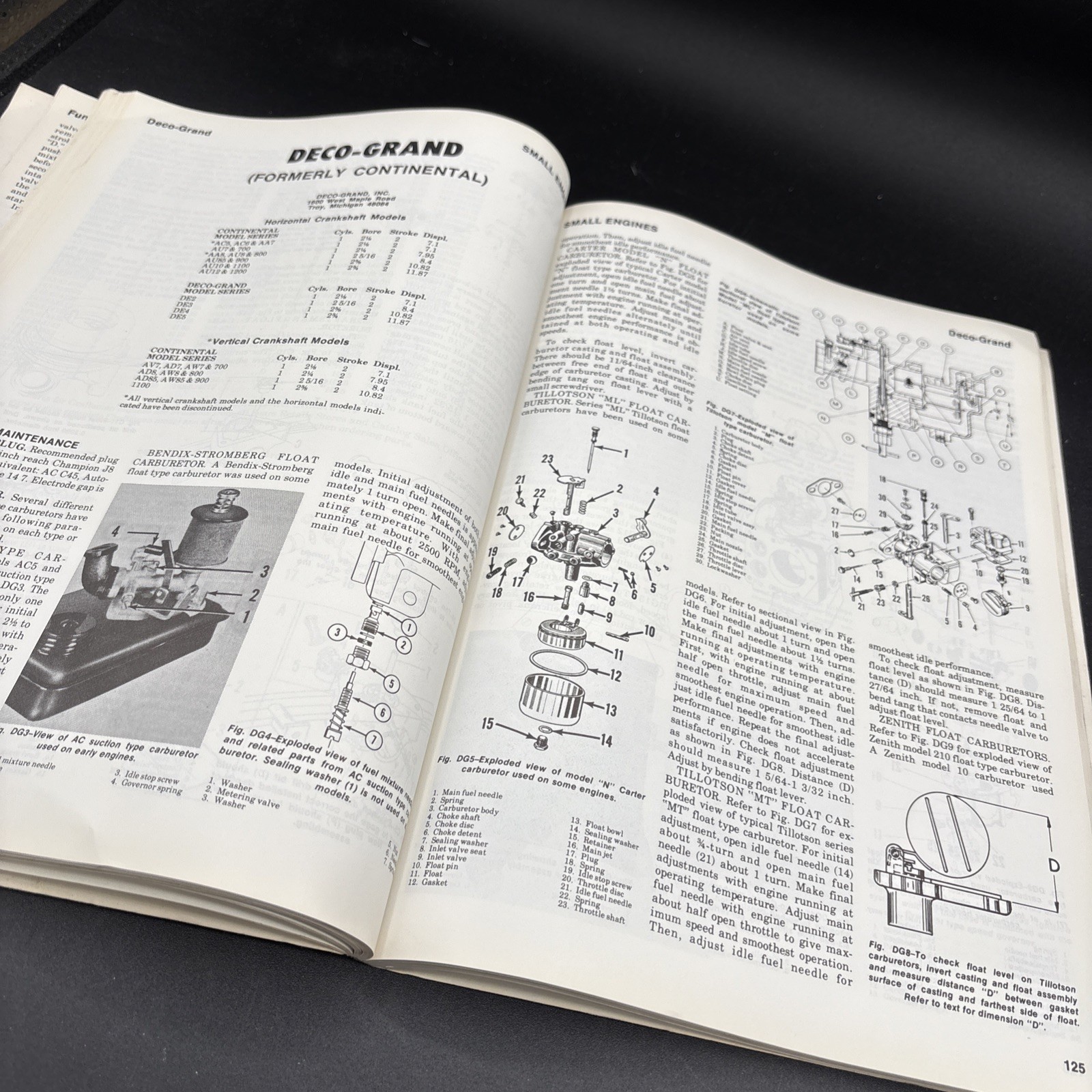 1973 Small Engines Service Manual 10th Edition Reference Repair Maintenance