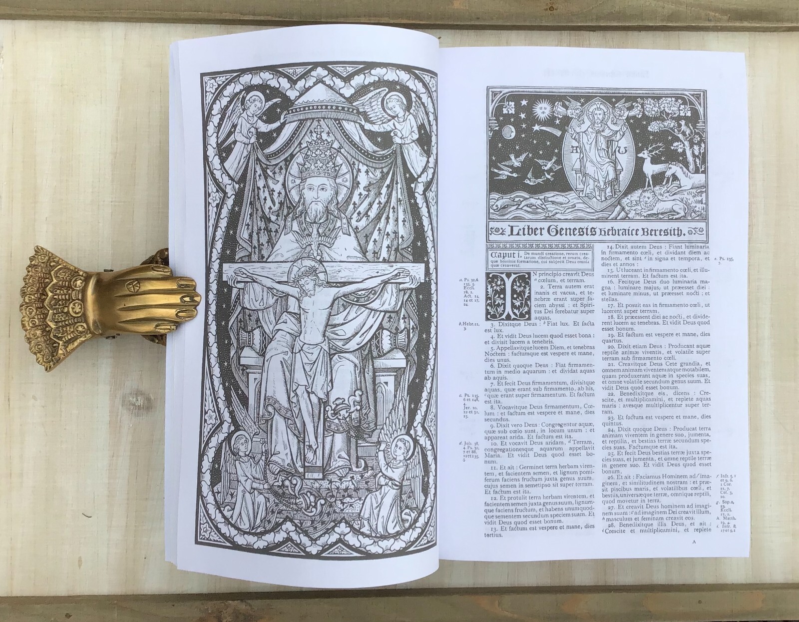 Biblia Sacra Latin Vulgate Clementine Edition Catholic Illustrated Bible Reprint