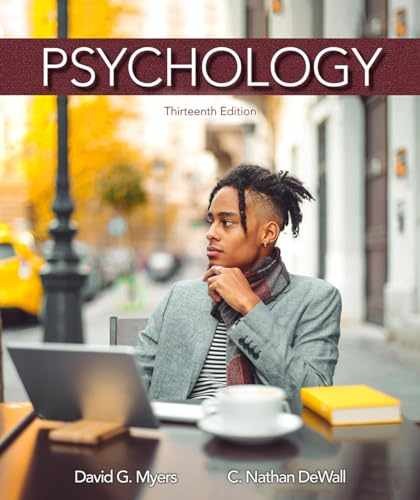 Psychology – Paperback, by Myers David G.; DeWall C. Nathan – Very Good d
