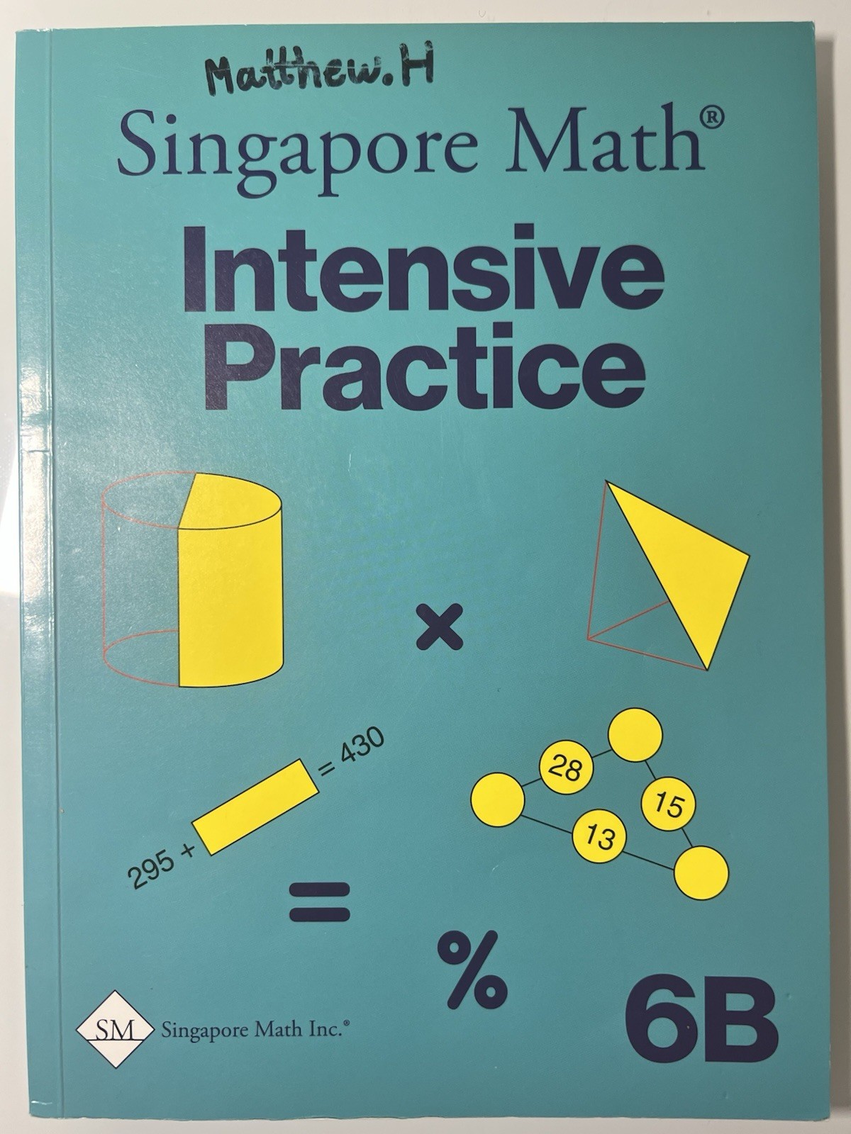 Singapore Math Intensive Practice Paperback Workbook Set 4B-6B (5 Books)