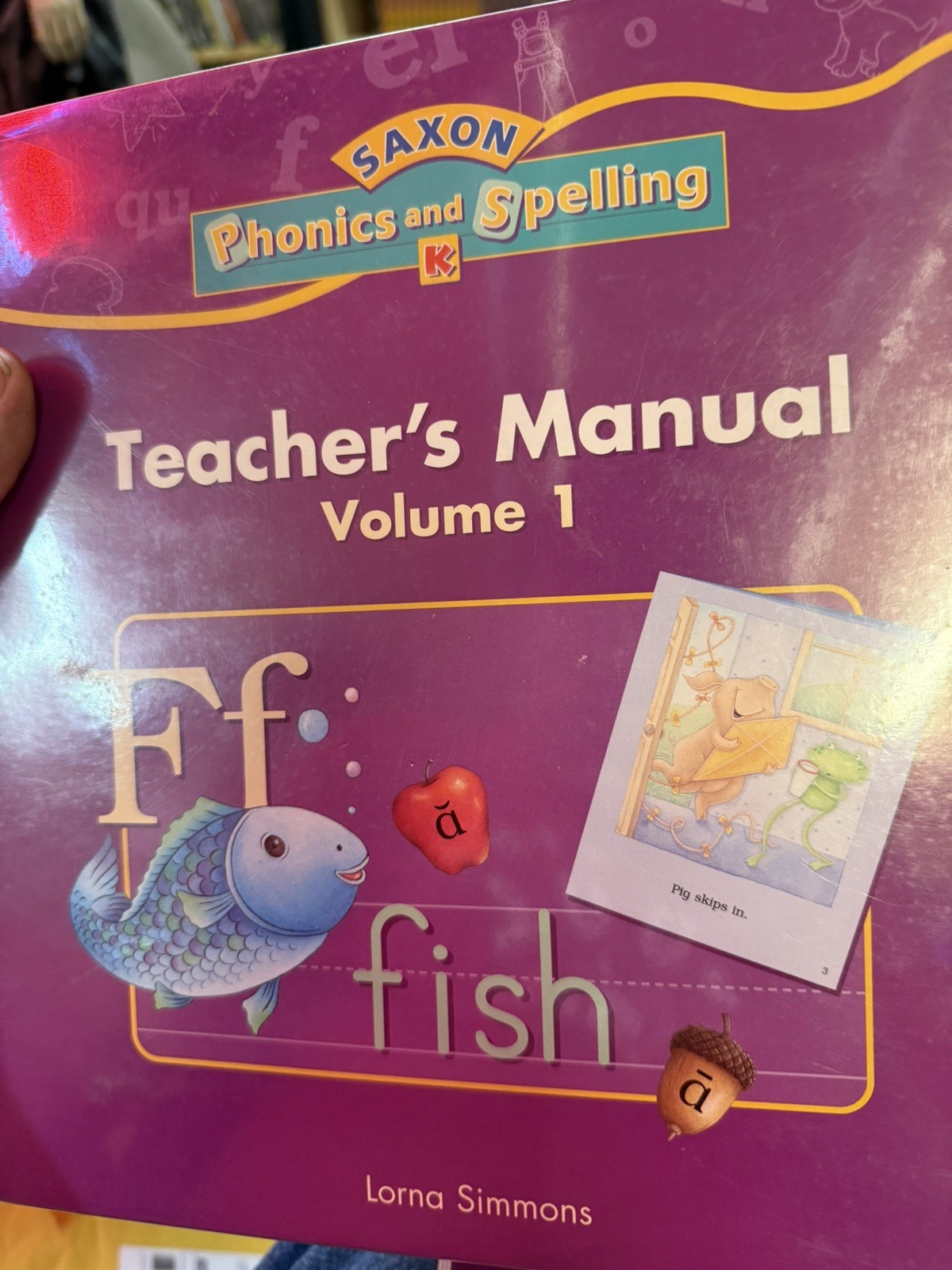 Saxon Phonics & Spelling Grade K Teacher Manual Vol 1 And 2– & Resource Binder