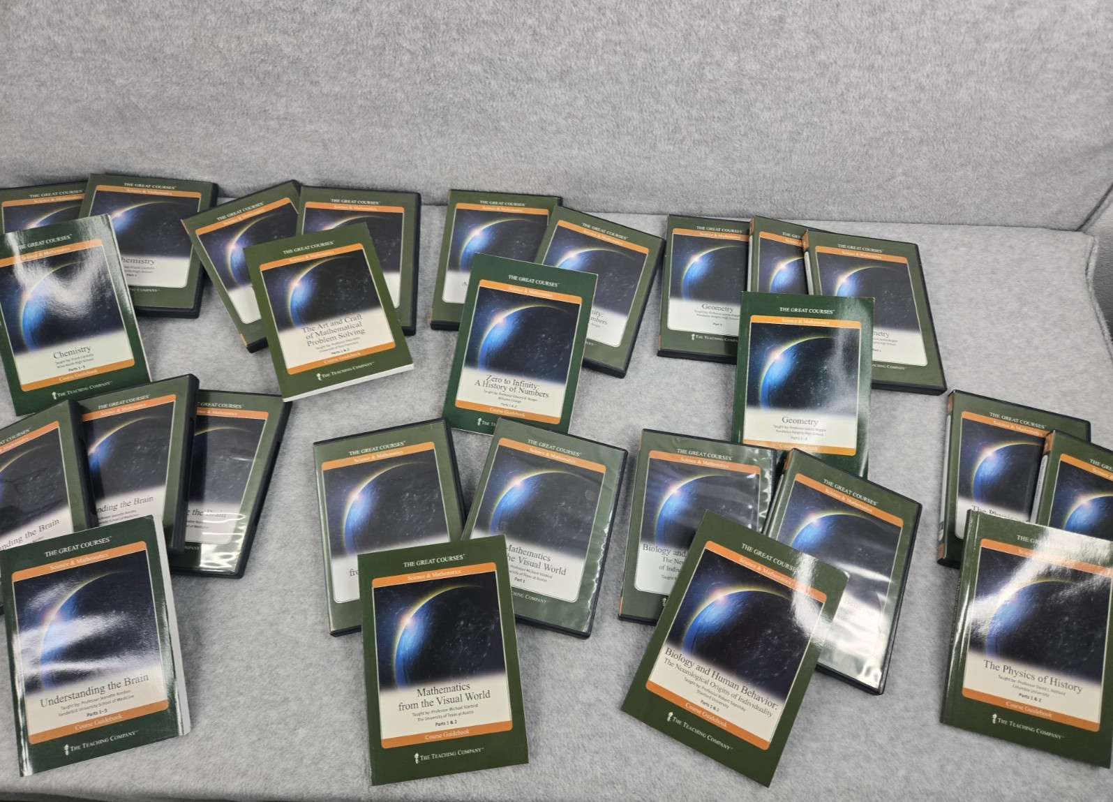 The Great Courses 23 Complete DVD Guidebook Sets Science Mathematics + Extras