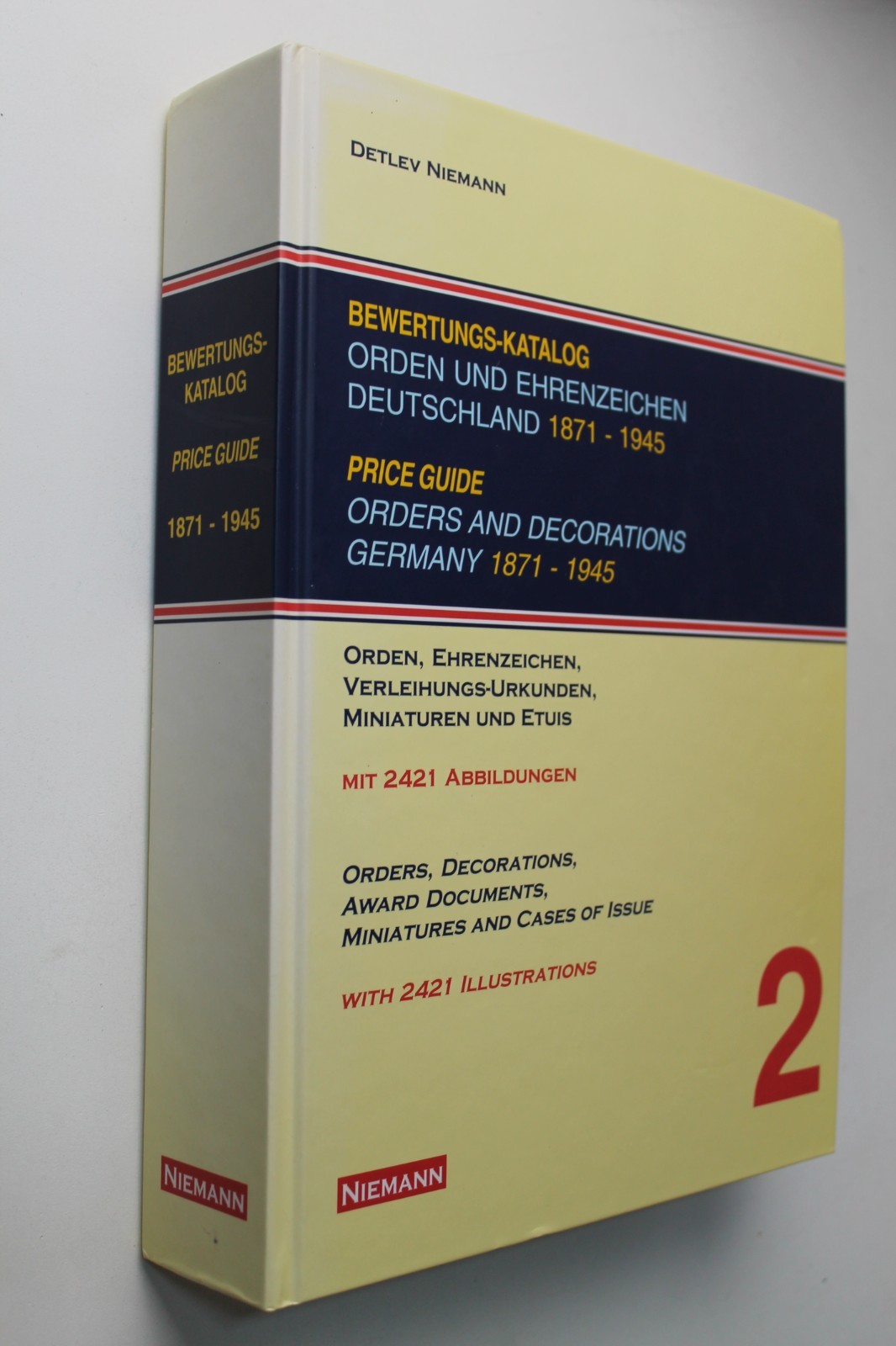 Detlev Niemann Price Guide Orders Decorations Germany 1871-1945 2nd Edition Book