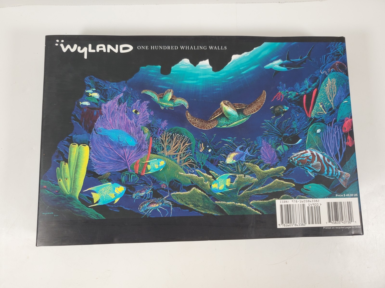 Wyland One Hundred Whaling Walls Mural Art Coffee Table Book – Signed