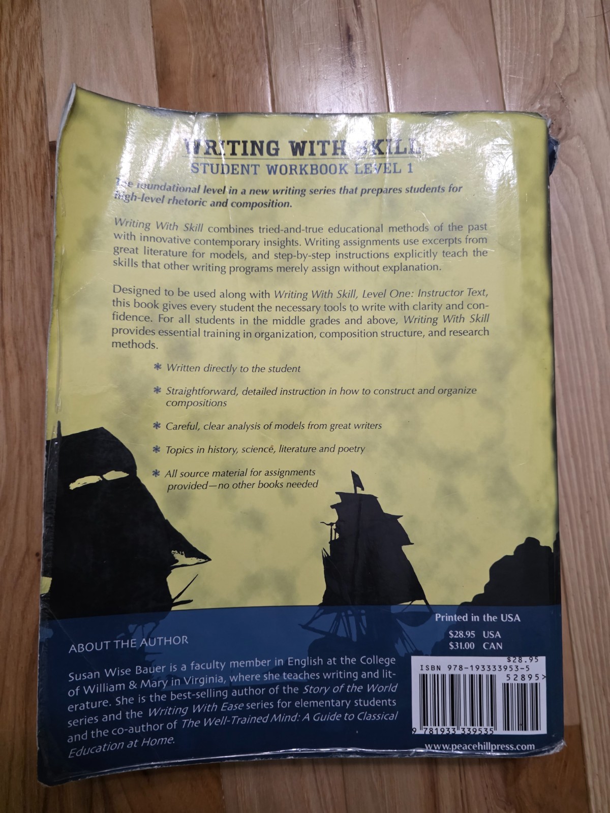 Writing with Skill Set Level 1 Student + Instructor books by Susan Wise Bauer