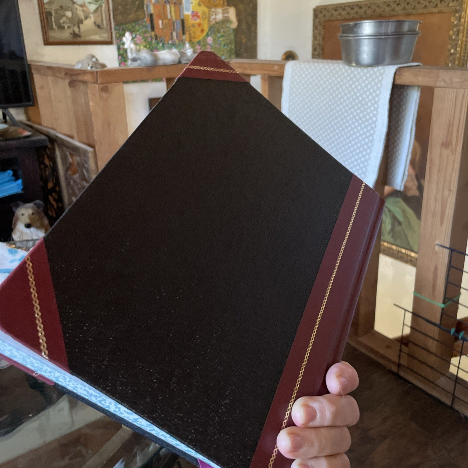 L21300R Laboratory Record Book,300 Pages,8-1/8-Inch x10-3/8-Inch,Black/Red