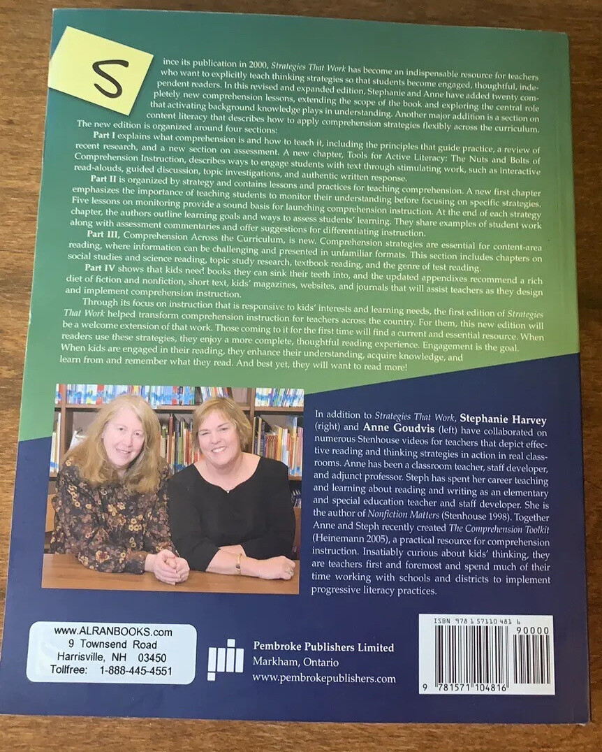 #455 Strategies That Work Teaching Comprehension For Understanging & Engagement