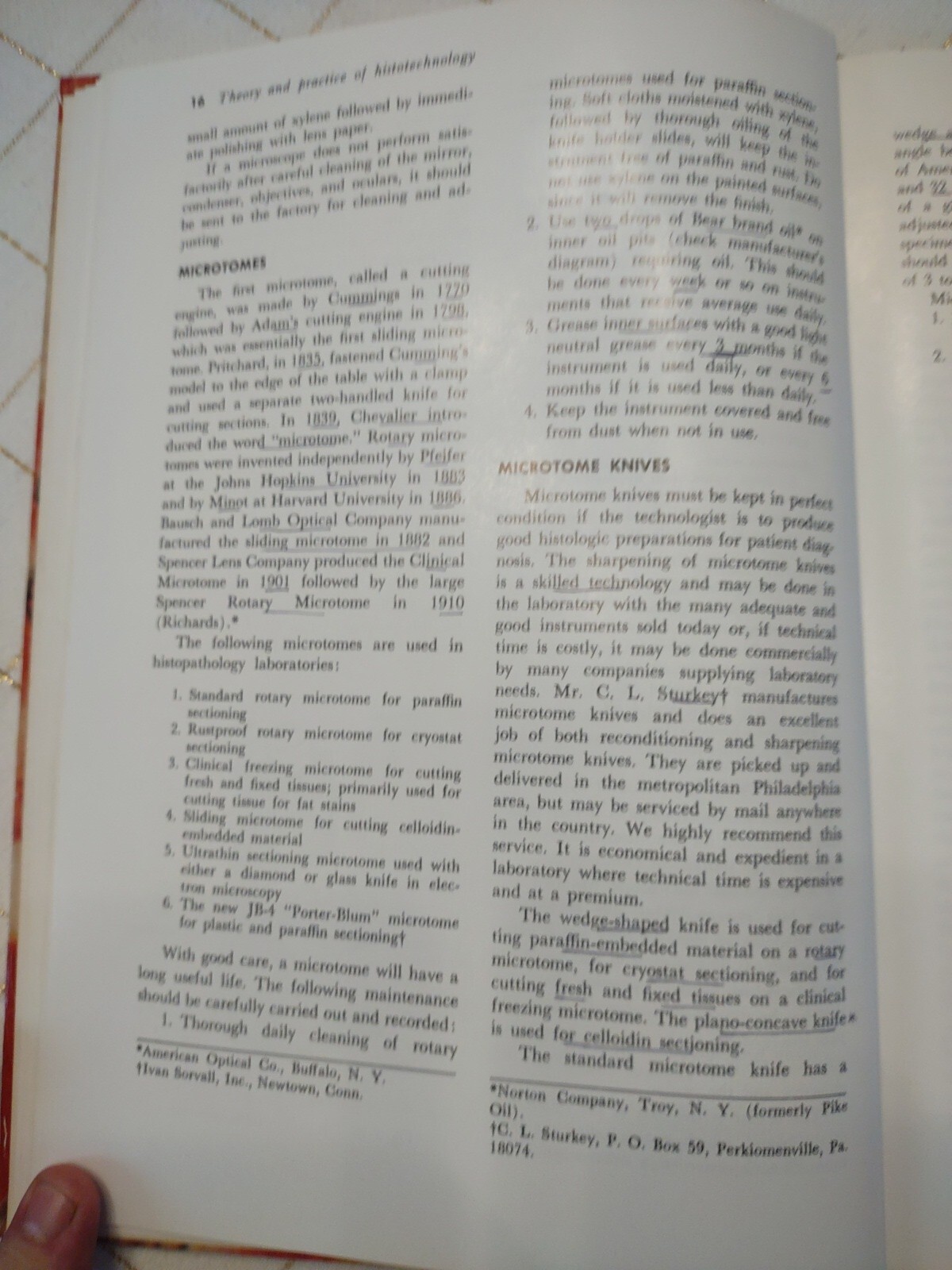 Theory and Practice of Histotechnology by Sheehan & Hrapchak 1973 Illust. 1st Ed