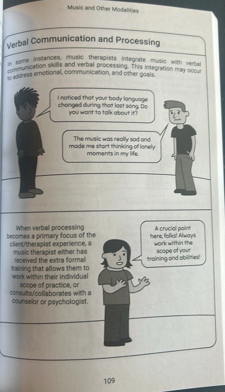 A Graphic Guide to Music Therapy Exc Cond. Free Shipping!