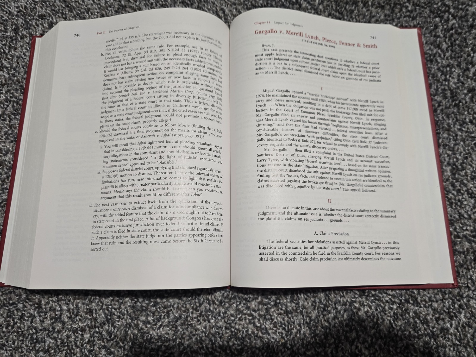 Aspen Casebook Ser.: Civil Procedure Ninth Edition By Yeazell And Schwartz