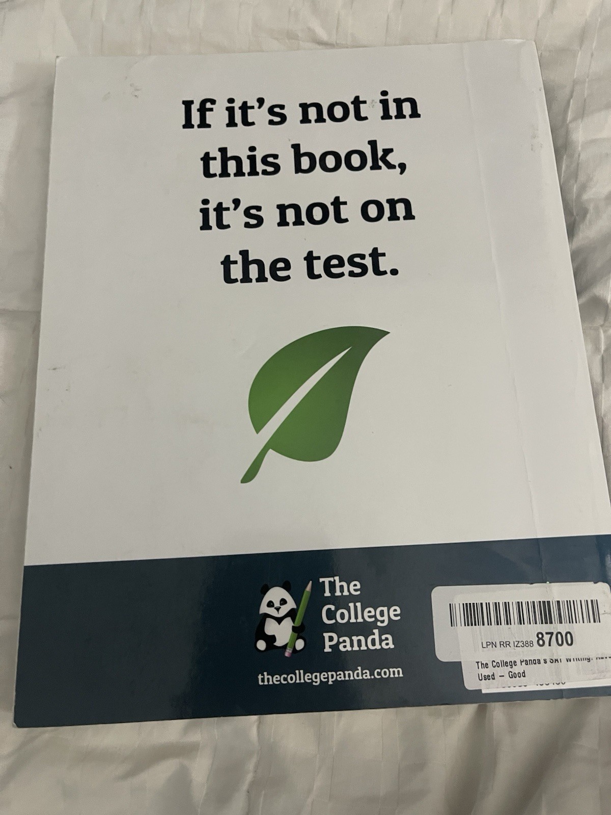 College Panda’s SAT Writing : Advanced Guide and Workbook by Nielson Phu (2018,