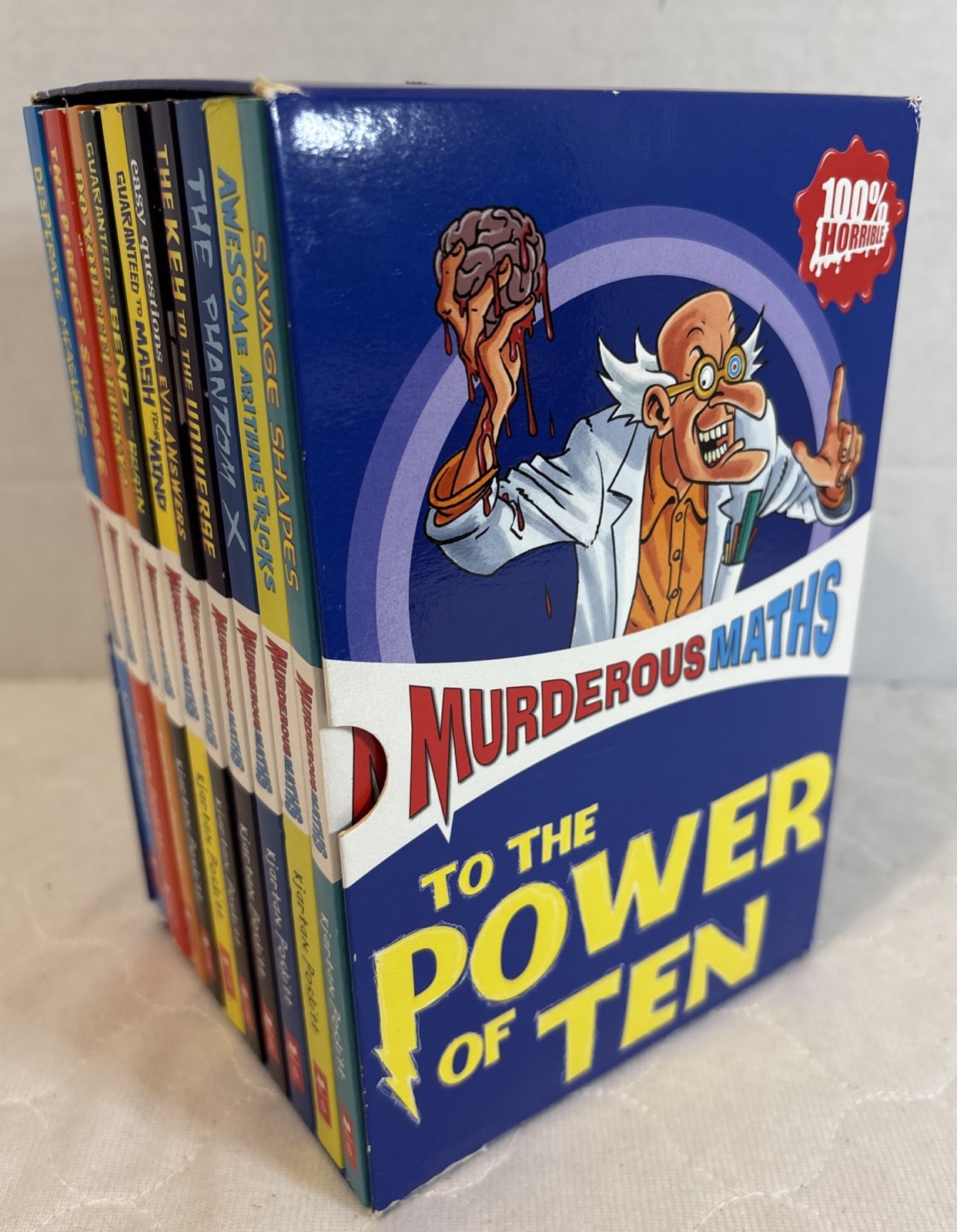 Murderous Maths Collection 10 Books Box Set Gift Pack Horrible Histories Series