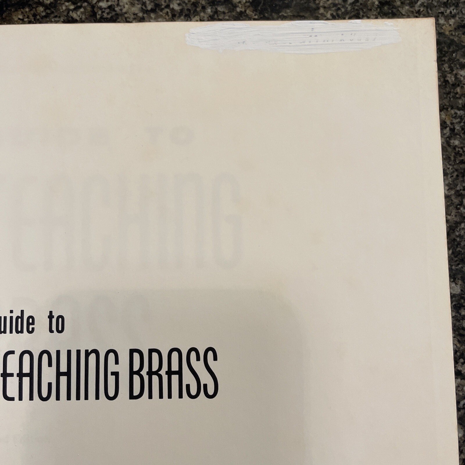 Guide to Teaching Brass by Norman J. Hunt