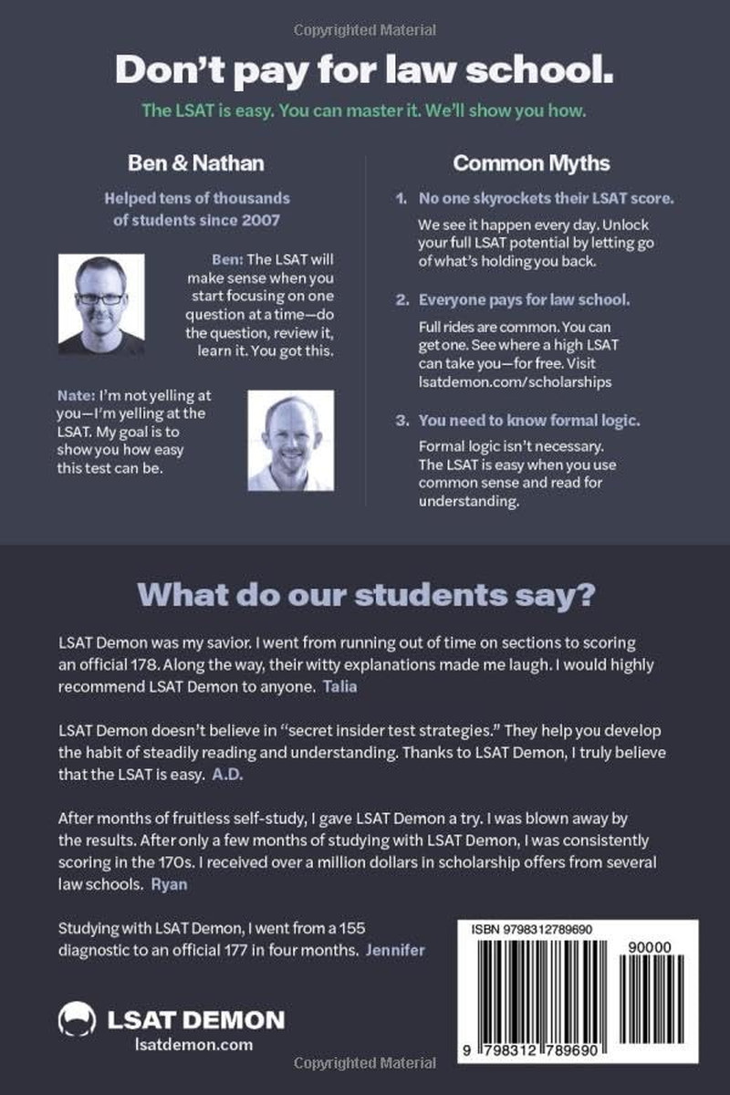 The LSAT Is Easy: Crush the LSAT with common sense.