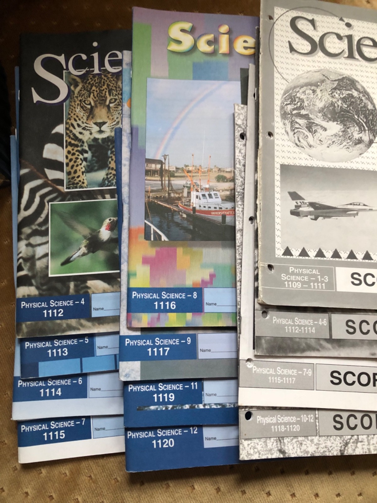 ACE school of tomorrow physical science dvds, paces & keys lot