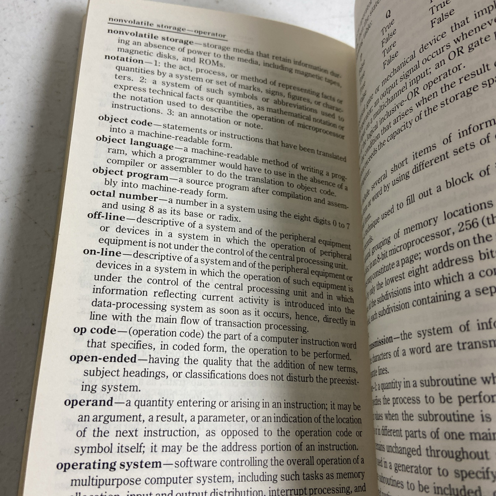 Computerist’s Handy Databook/Dictionary Clayton Hallmark 96 Pages VTG