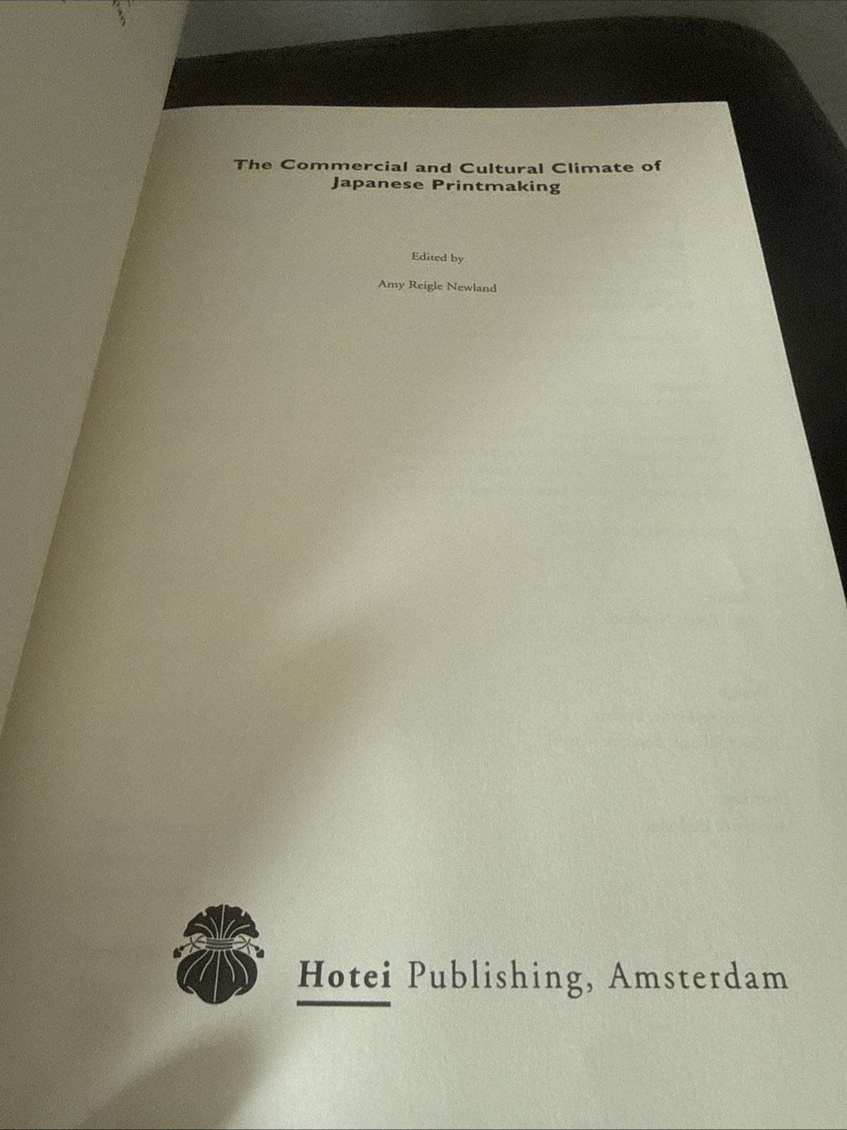 The Commercial and Cultural Climate of Japanese Printmaking – RARE! HC 2004