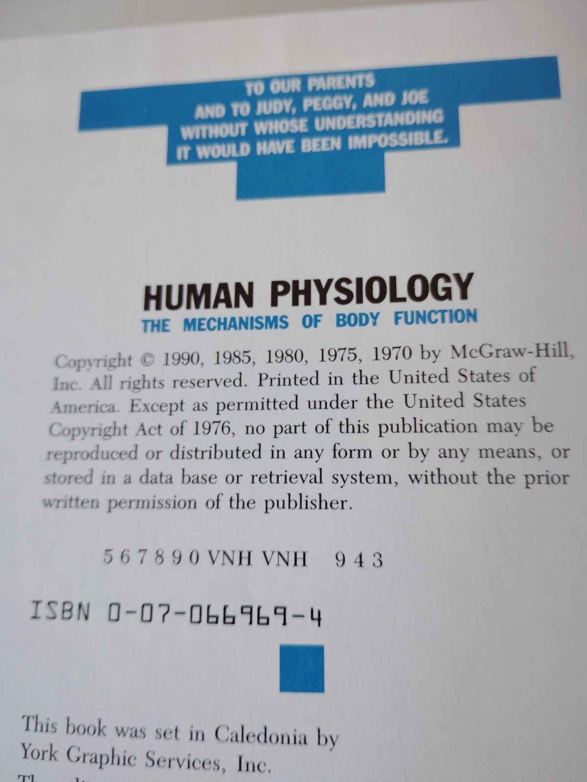 Human Physiology Fifth Edition By Vander Sherman Luciano