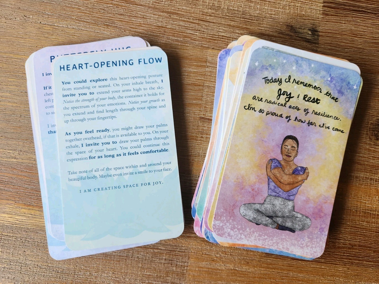 Trauma-Informed Yoga Affirmation Card Deck by Zahabiyah Yamasaki