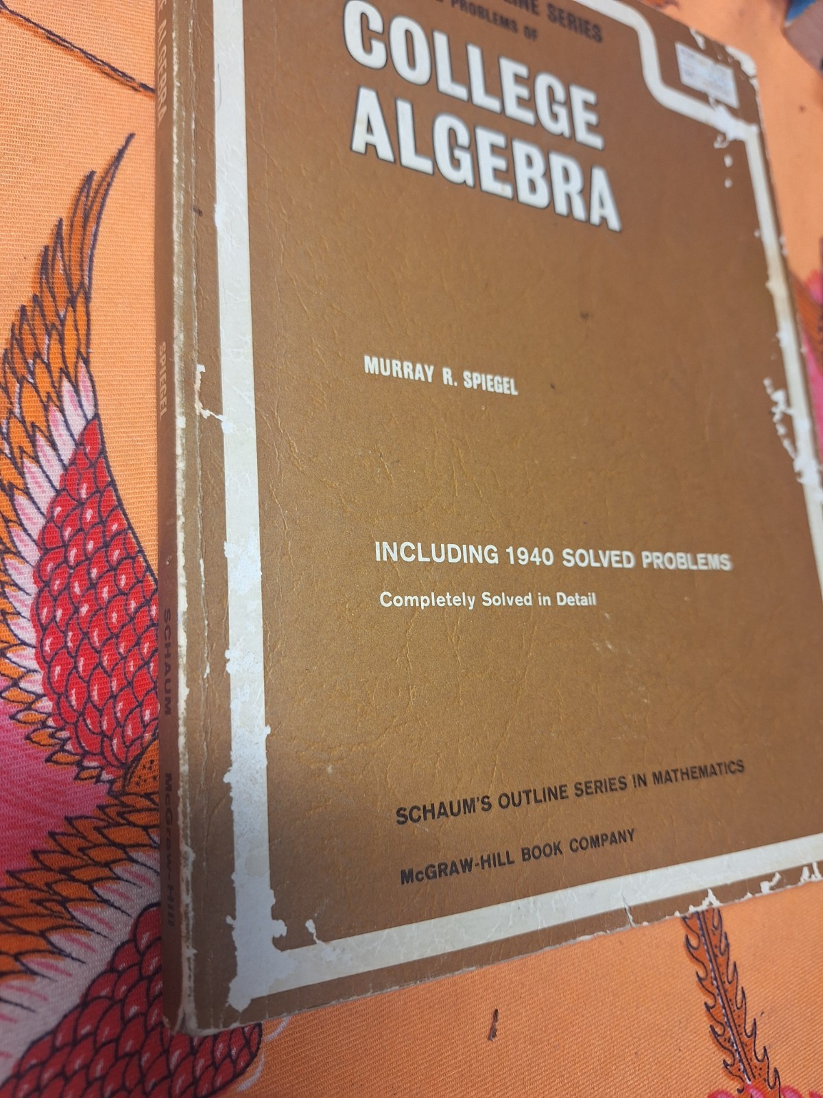 College Algebra by Murray R. Spiegel (1956, Trade Paperback)