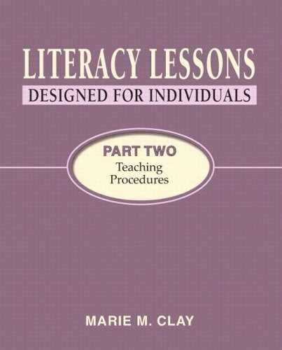 Literacy Lessons: Designed for – Paperback, by Clay Marie – Very Good x