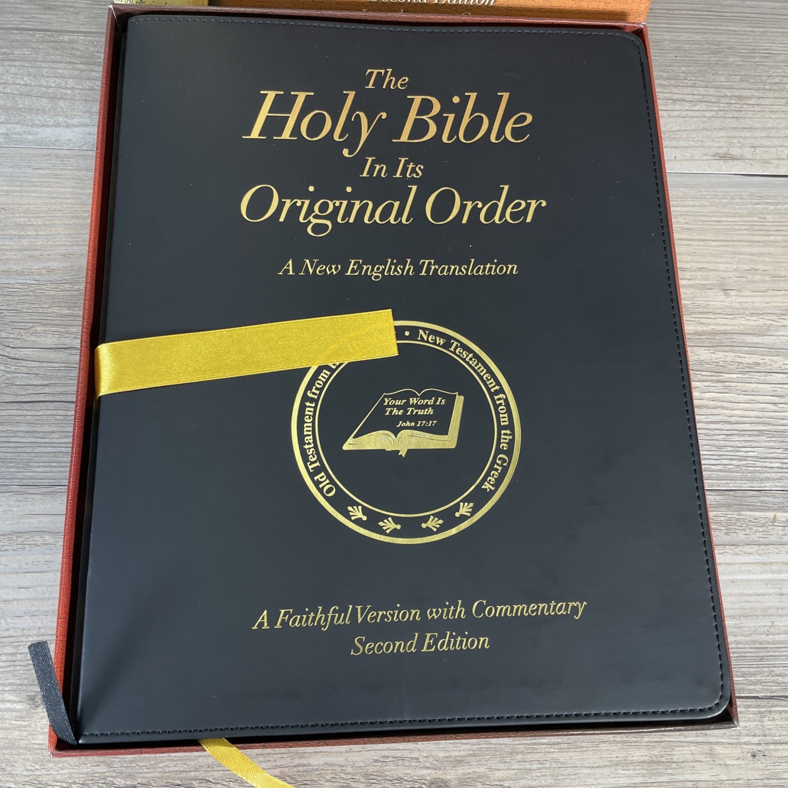 Holy Bible In Its Original Order A Faithful Version Commentary 2nd Leatherette