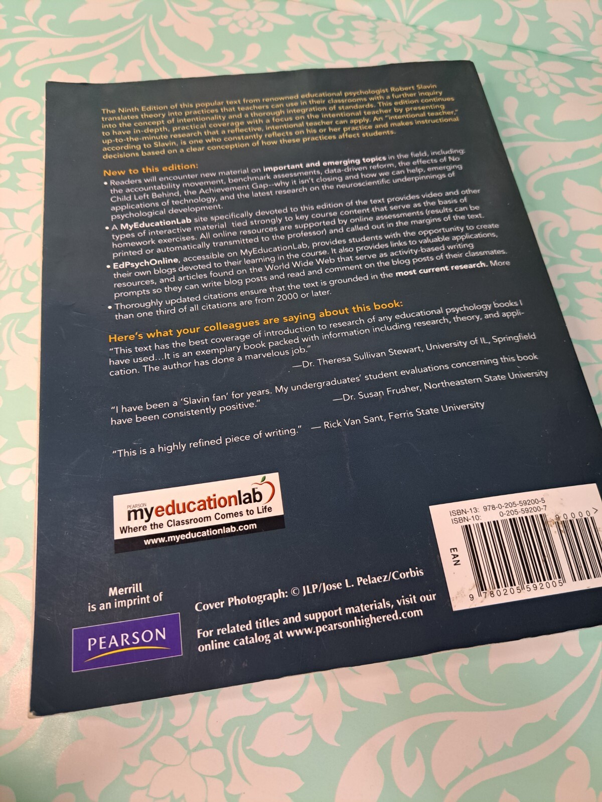 Educational Psychology : Theory and Practice by Robert E. Slavin (2008, Trade…